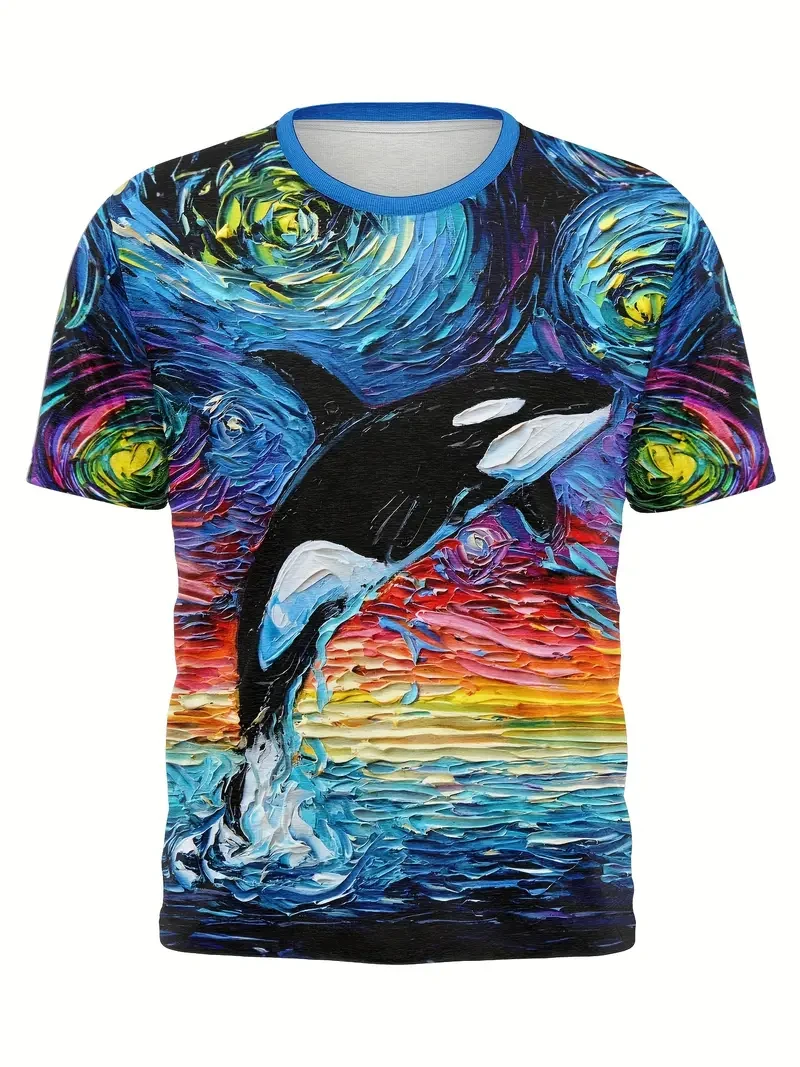 Children Clothes Top Shirts Baby Boys Clothing Sea Slug 3D Printes T-shirt Man Oversized T Shirt Clothing Cool Women Tees Shirt