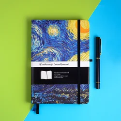 Van Gogh Dotted Bullet Travel Journal A5 Starry Night Diary Planner Dot Grid Hardcover Notebook