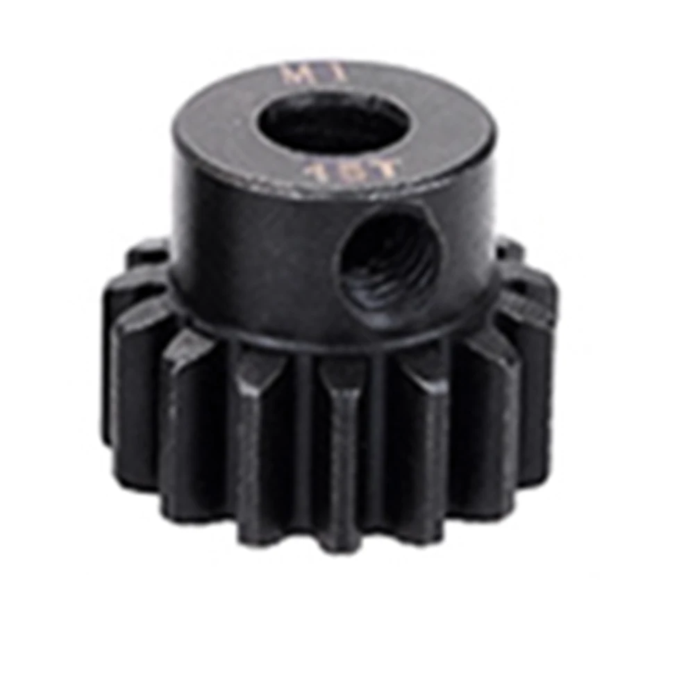 M1 5Mm 15T Black Steel Metal Pinion Motor Gear for 1/10 Rc Model Car