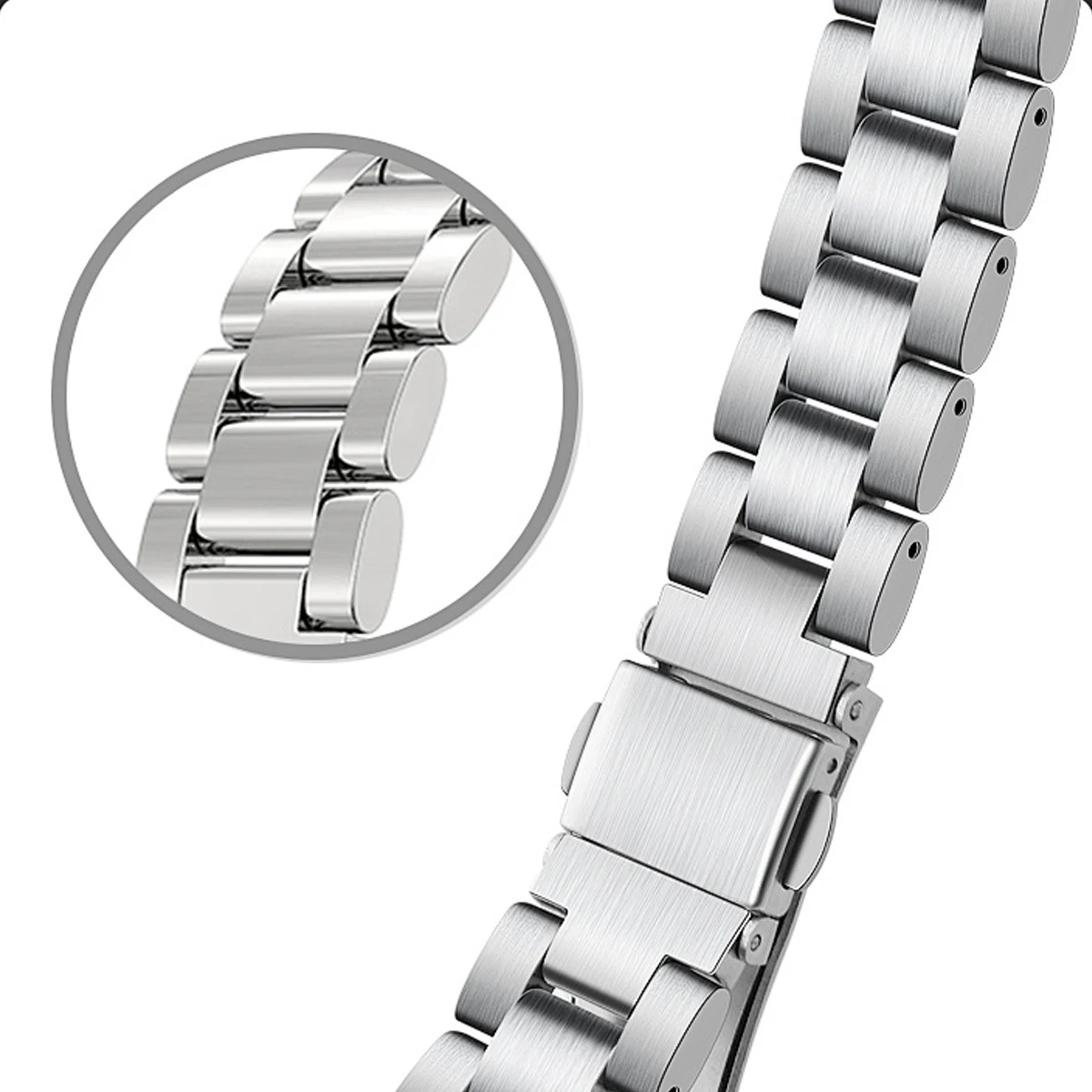 حزام من الفولاذ المقاوم للصدأ لهاتف سامسونج جالاكسي فيت 3 سوار معدني فاخر لملحقات سامسونج جالاكسي Fit3 SM-R390