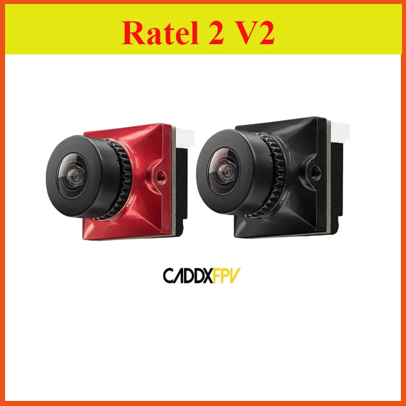 

Caddx Ratel 2 V2 FPV Camera Ratel2 2.1mm Lens 16:9/4:3 NTSC/PAL Switchable With Replacement Lens Micro FPV Camera Drone