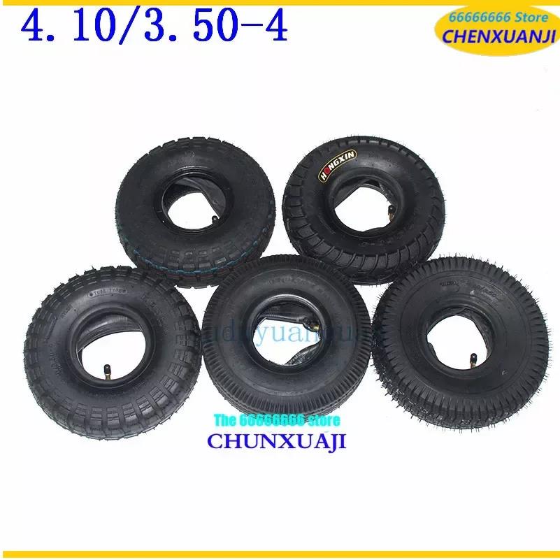 Tyre size 4.10/3.50-4 410-4 350-4 for ATV Quad Go Kart 47cc 49cc Electric Scooter 410/350-4 4.10-4 3.50-4 Wheelbarrow tires