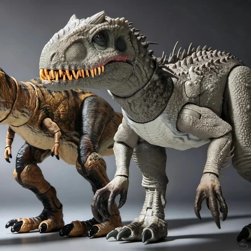 New Original Mattel Jurassic World Hammond Collection Series Indominus Rex & Scorpios Rex Dinosaur Toy Action Figure Model Gift