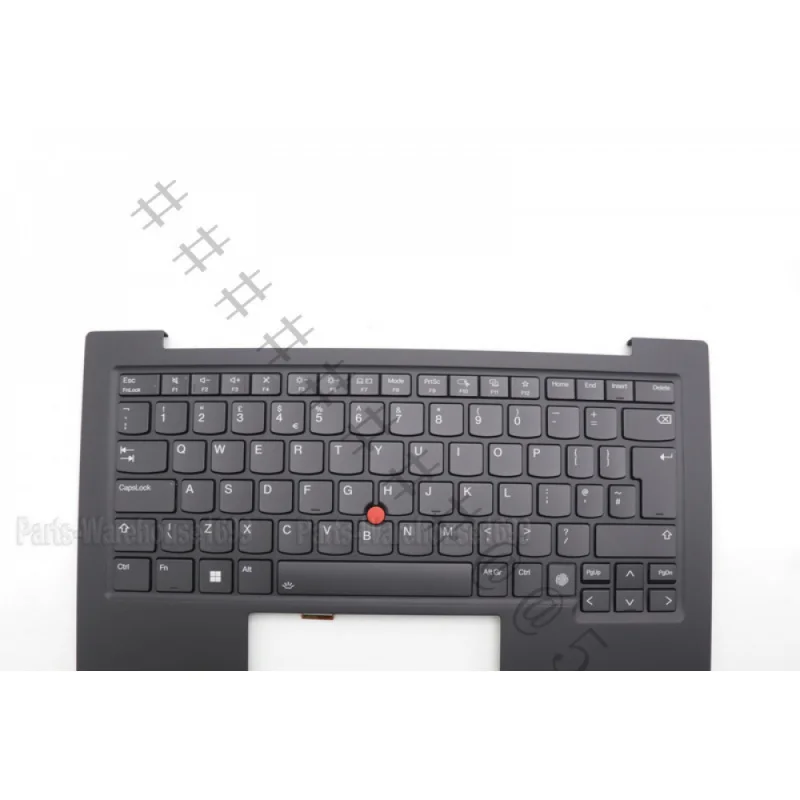 5M11N61115 New Palmrest Upper C Cover UK Layout Keyboard For Lenovo ThinkPad X1 Carbon Gen 12 Business Laptop Replacement Housin