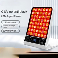 Phototherapy LED Facial Device Red Blue Light Therapy Anti-Aging Acne Treatment USB Rechargeable Portable IPX5 Waterproof