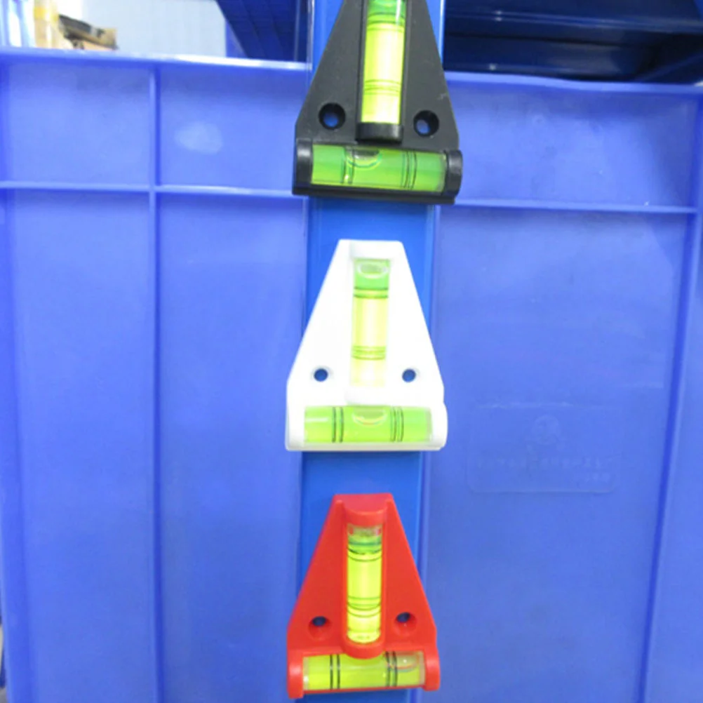 Mini Measuring Tool Horizontal Bubble Level T Shape Precision Spirit Level Waterproof Shatterproof Magnetic Design Compact PMMA