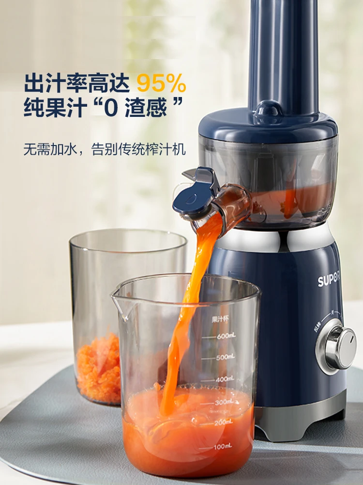 Household Original juice Juicer Large Caliber Slow Juicer Fruit Vegetable Screw Cold Press Extractor Automatic Squeezer Juicer