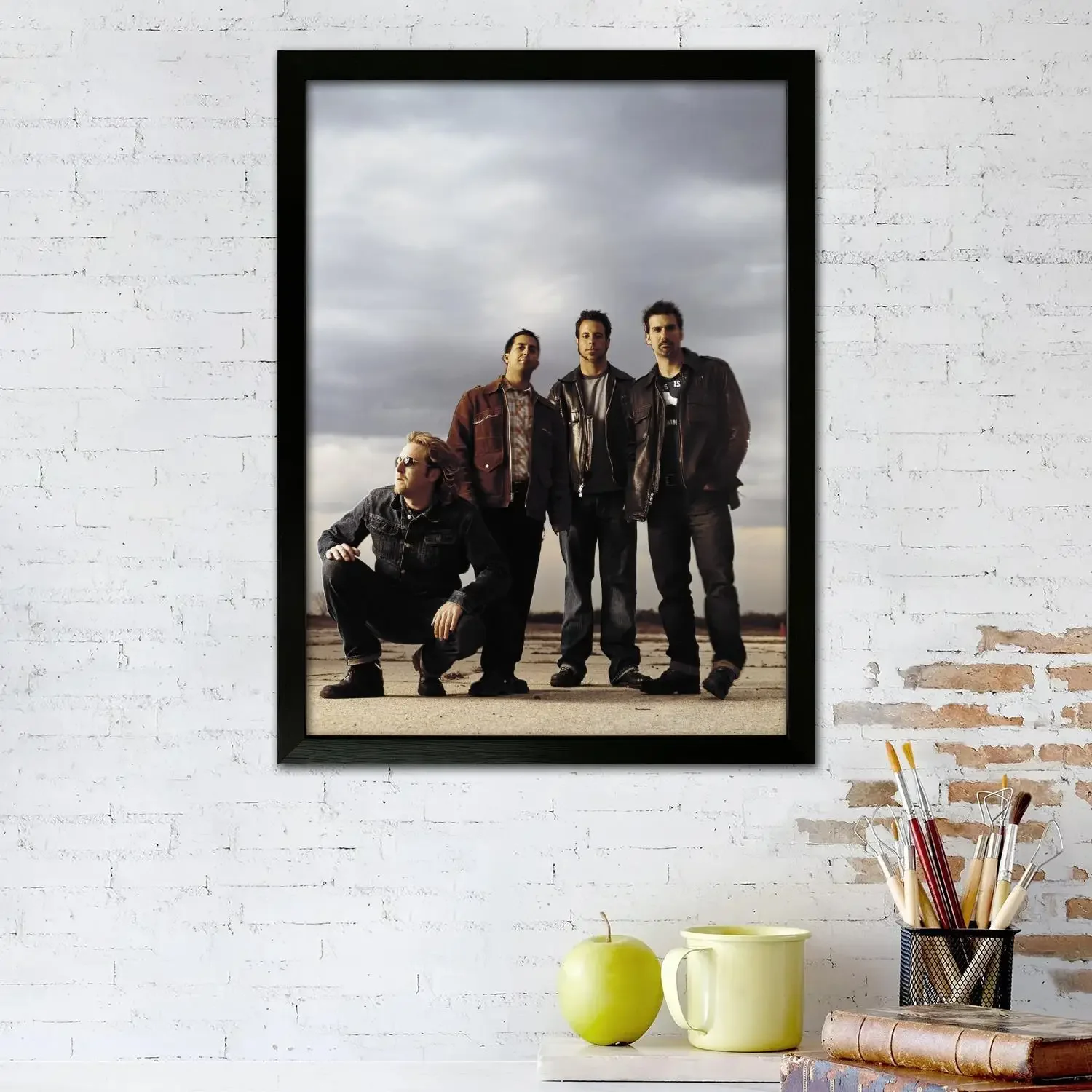 three days grace Canvas Art Poster and Wall Art, Picture Print, Modern Family, Bedroom Decor, Posters,Decorative painting