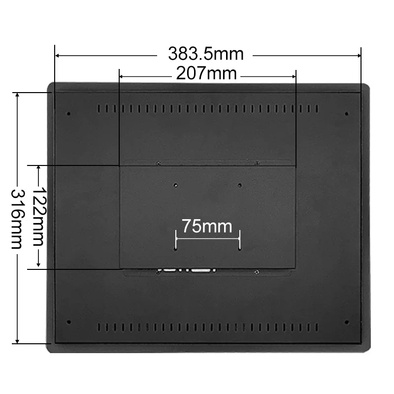 

17 inch 1280*1024 HD-MI VGA AV BNC Non touch screen Metal Case TFT Embedded OEM ODM industrial LCD