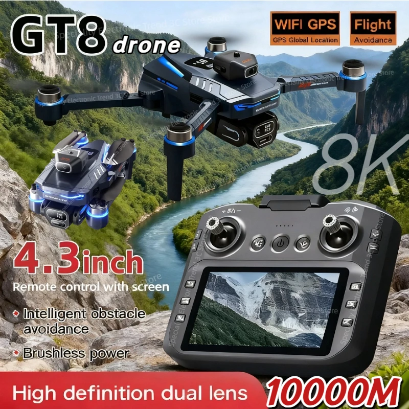 Revisão e Recomendação do Drone GT8 COM GPS: Uma Opção Profissional para Fotografia Aérea