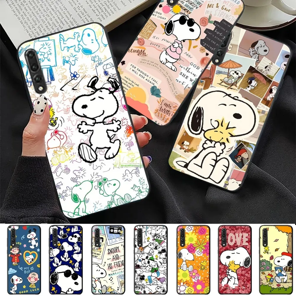 Cartoon S-Snoopys-Dog Mousepad For Huawei P 8 9 10 20 30 40 50 Pro Lite Psmart Honor 10 lite 70 Mate 20lite