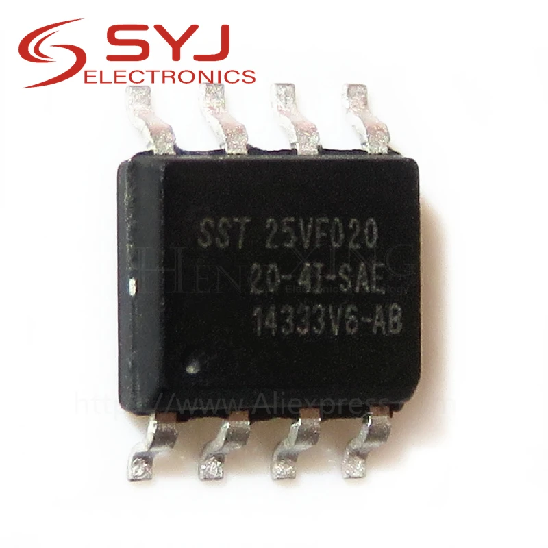 10pcs/lot SST25VF020 SST25VF020-20-4C-SAE  PCT25VF020B-80-4C-SAE SOP-8 In Stock