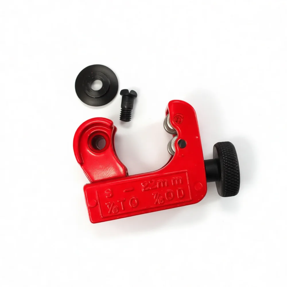 3 22mm Tube Cutter Manual Copper Pipe Cutting Tool Portable Aluminum Plastic Hose Shear Adjustable HVAC Repair Hand Device