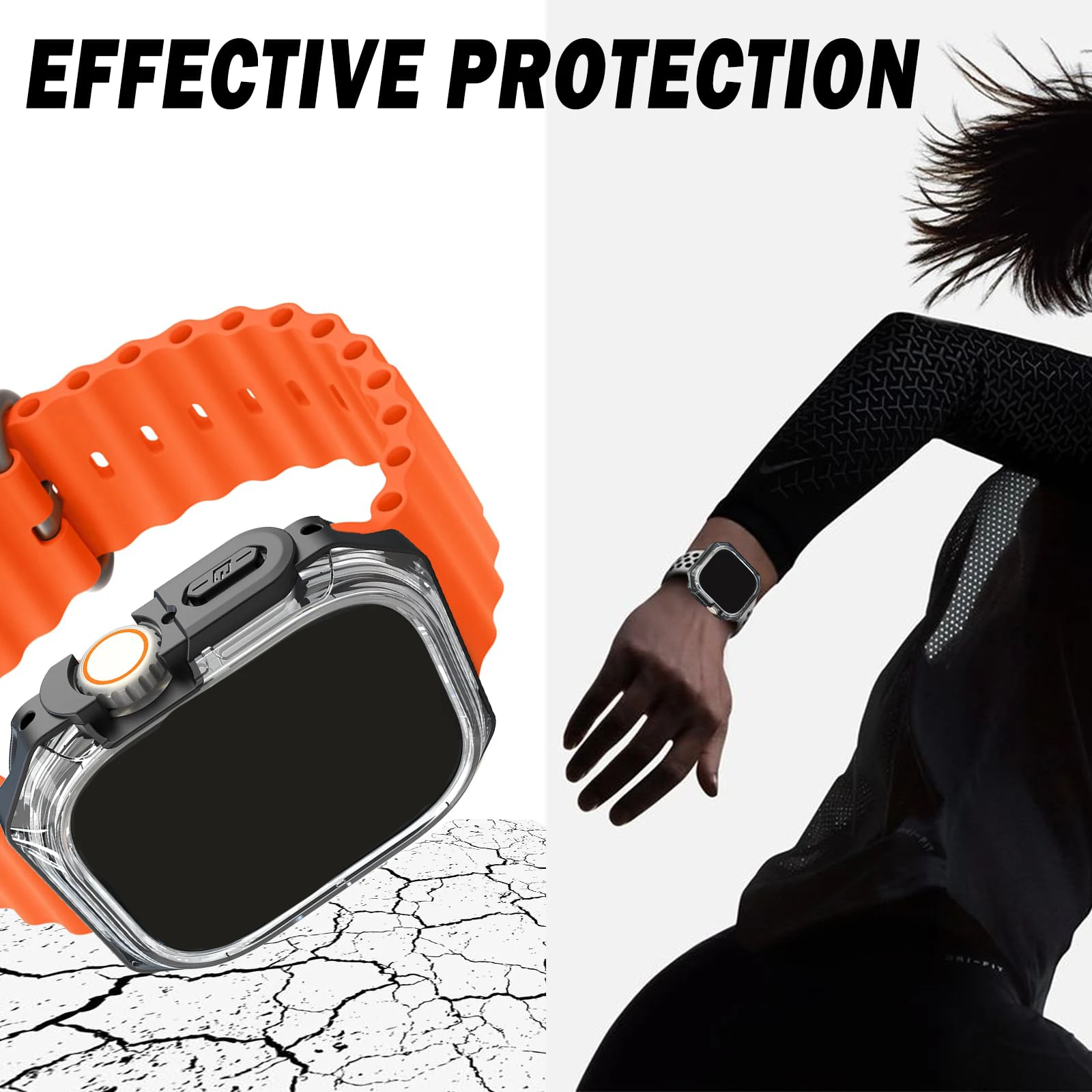 Hard PC Case For Apple Watch Ultra 49mm NO Screen Film Protective Shell Frame Bumper Cover For iWatch Series Ultra Accessories