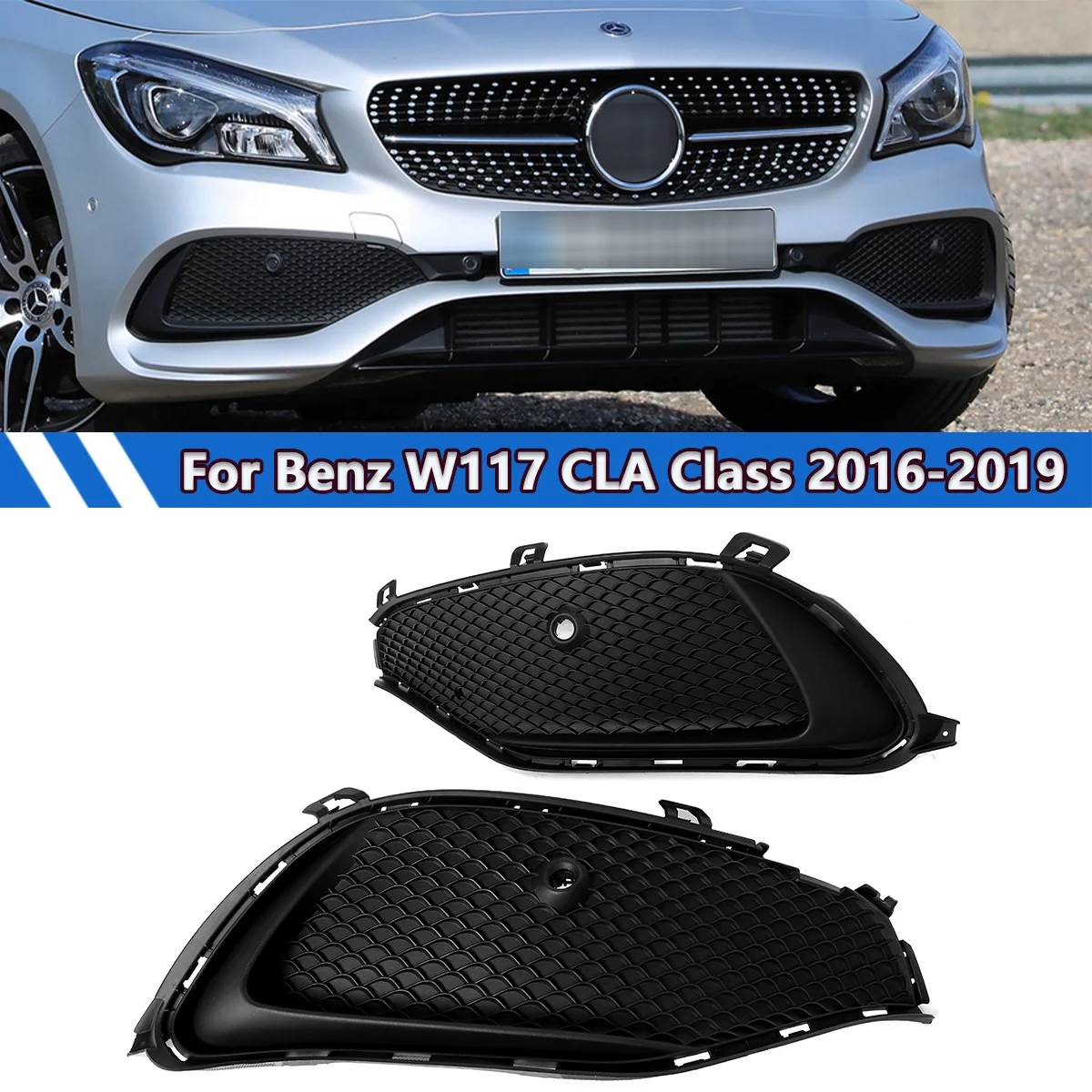 

Крышки решетки противотуманных фар переднего бампера для Mercedes Benz CLA Class W117 CLA180 CLA200 CLA250 CLA45 AMG 2016-2019 гг.