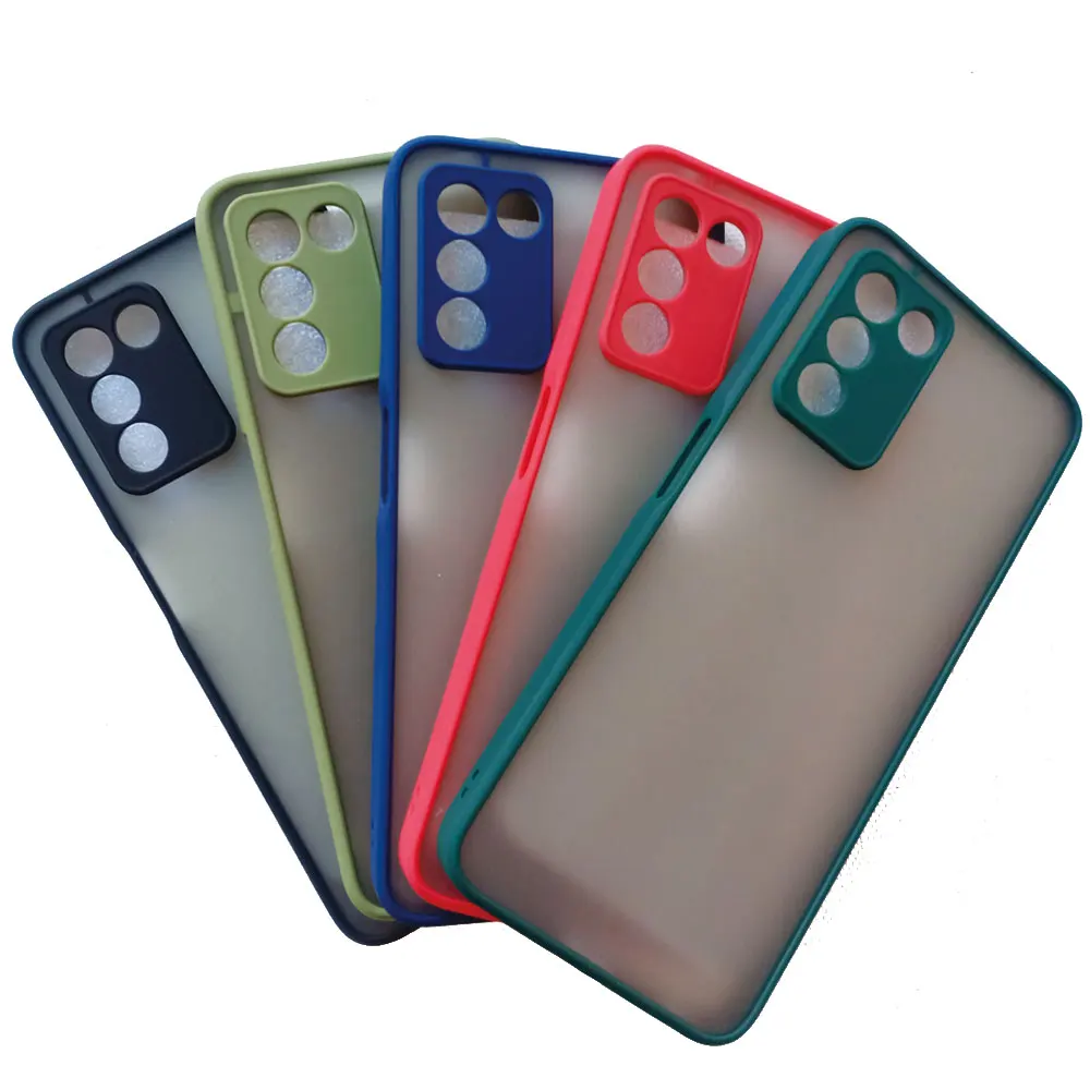 For Realme Q3s Case Shockproof Armor For Realme Q3s Case Feel Frosted Translucence Soft Hard Cover For Realme Q3T Phone Case