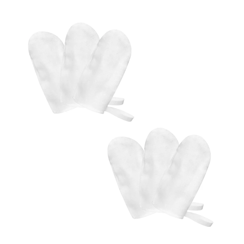 

6Pcs Baby Gauze Finger Toothbrushes Oral Gauze Baby Teeth White Gauze Toothbrushes Baby Teeth Cleaner