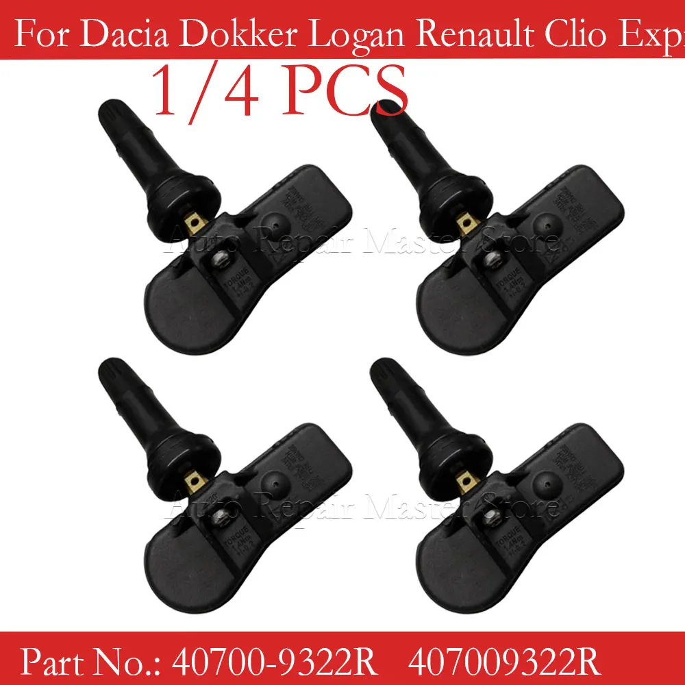

FOR 2012-2018 RENAULT CLIO VAN 2014 2015 RENAULT CLIO (R) TPMS 433MHz TIRE PRESSURE SENSOR TPMS NISSAN 40700-9322R 407009322R