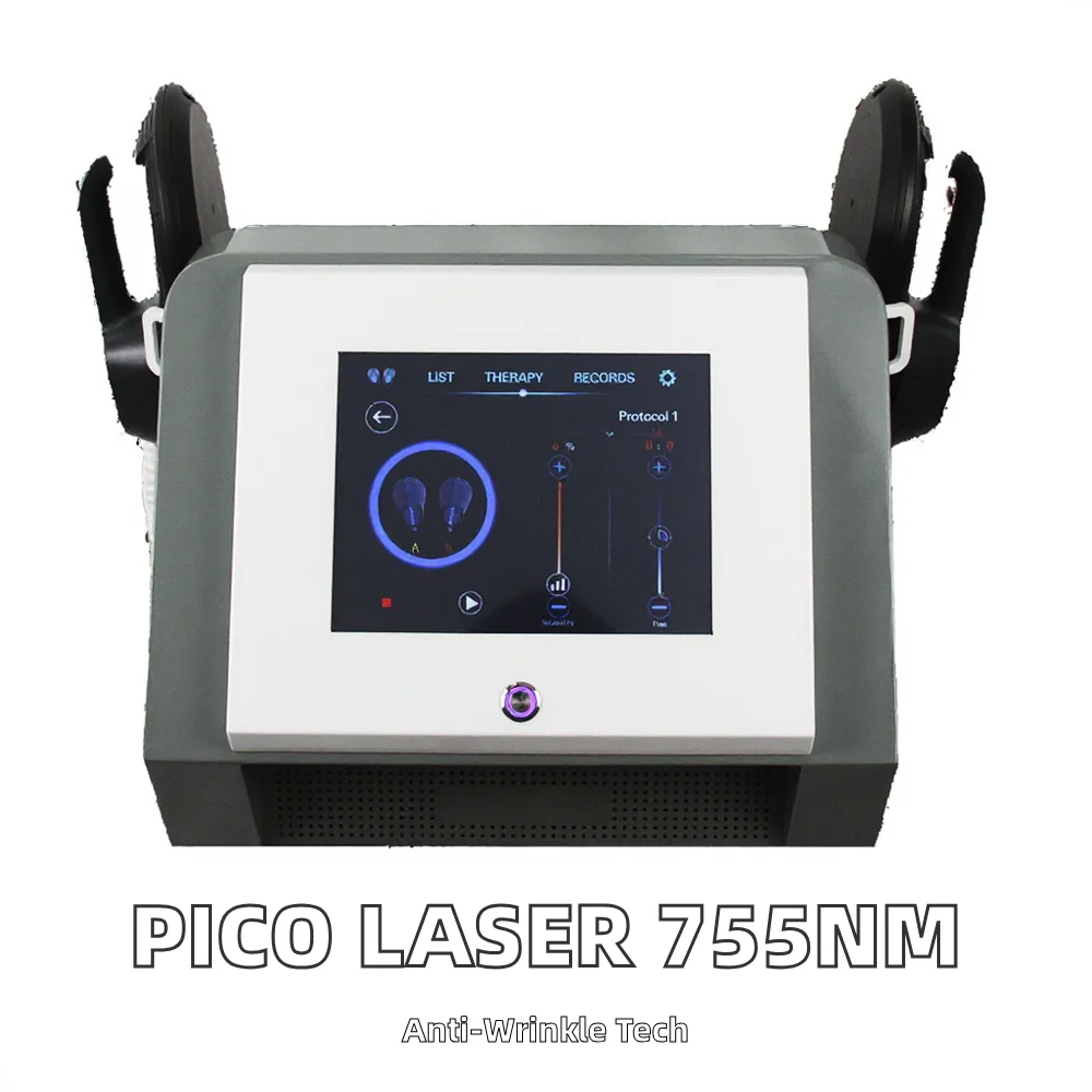 Professional 755nm Picosecond Pico Laser Machine for Body Pigmentation Treatment & Freckle Pigment Removal with Lens Array