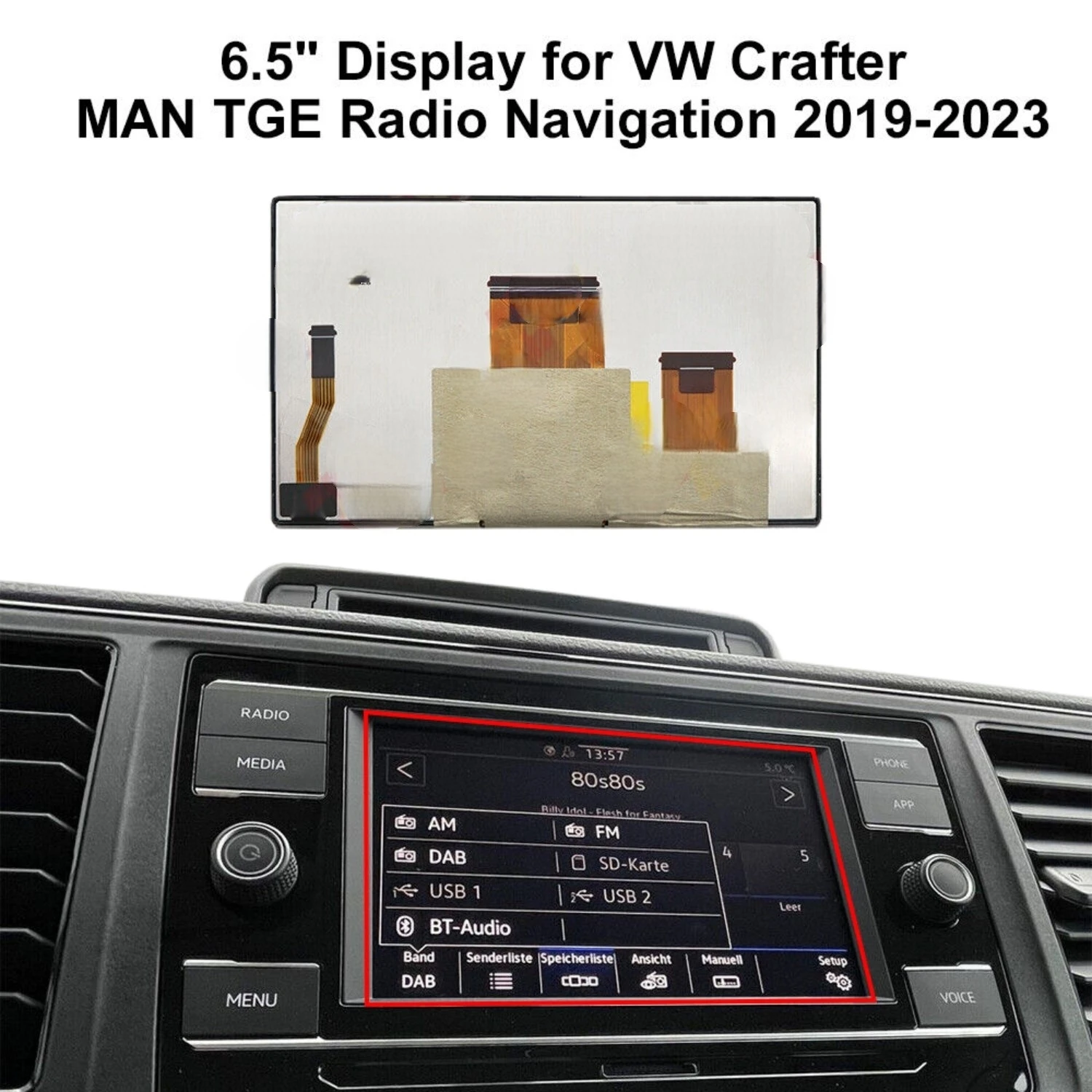 LCD Display LM1696A01 LM1696A01-1D LM1696A11-1D for VW Atlas Crafter Golf Tiguan Jetta MAN TGE Skoda Fabia MK3 Radio Navigation