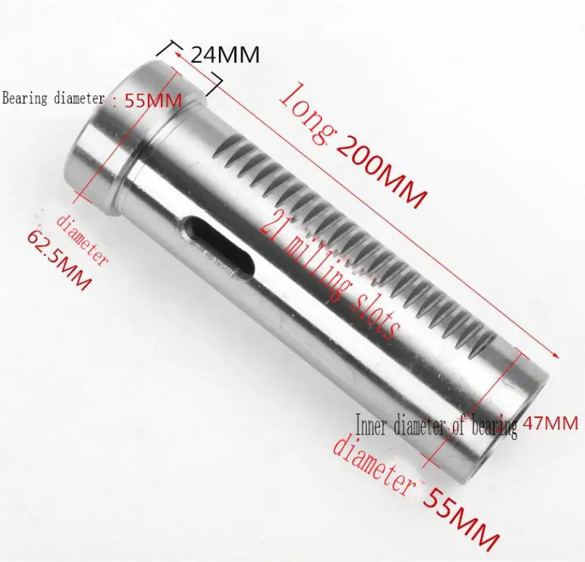 1PC NEW Z4132 Parts Accessory Shaft Spline Main Shaft Sleeve Drilling Machine Bench Drill Press Tool Component