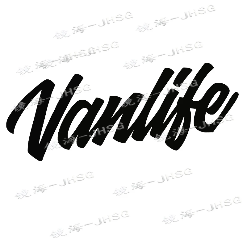 

Black/White Vanlife Fine Car Sticker Vinyl Car Styling Rearview Mirror Car Accessor Waterproof Decals