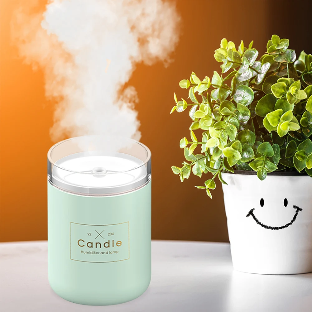 Candela Mist Maker Fogger Atmosphere Light Mini diffusore di aromi idratare la pelle alleviare la fatica deodorante per ambienti fragranza