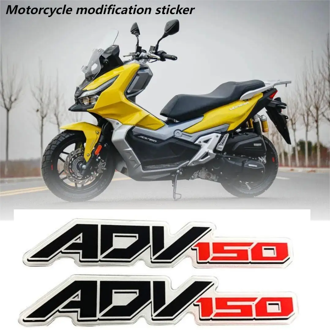 

Reflective adhesive drop ADV150 LOGO sticker Motorcycle modified logo FOR HONDA ADV150 waterproof anti scratch accessories