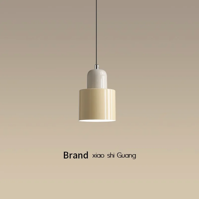 

Bedroom bedside pendant light warm and simple modern bar counter pendant light creamy style restaurant lighting fixture
