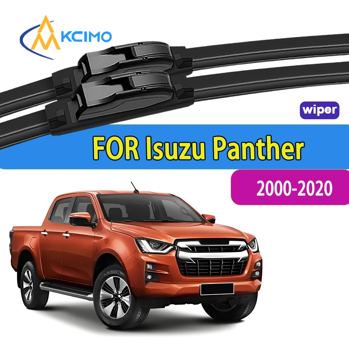 

2pcs Quality Windscreen Silent Black Car Rain Brush Suitable for Isuzu Panther TBR541 2000-2020 Isuzu Crosswind Isuzu Hi-Lander