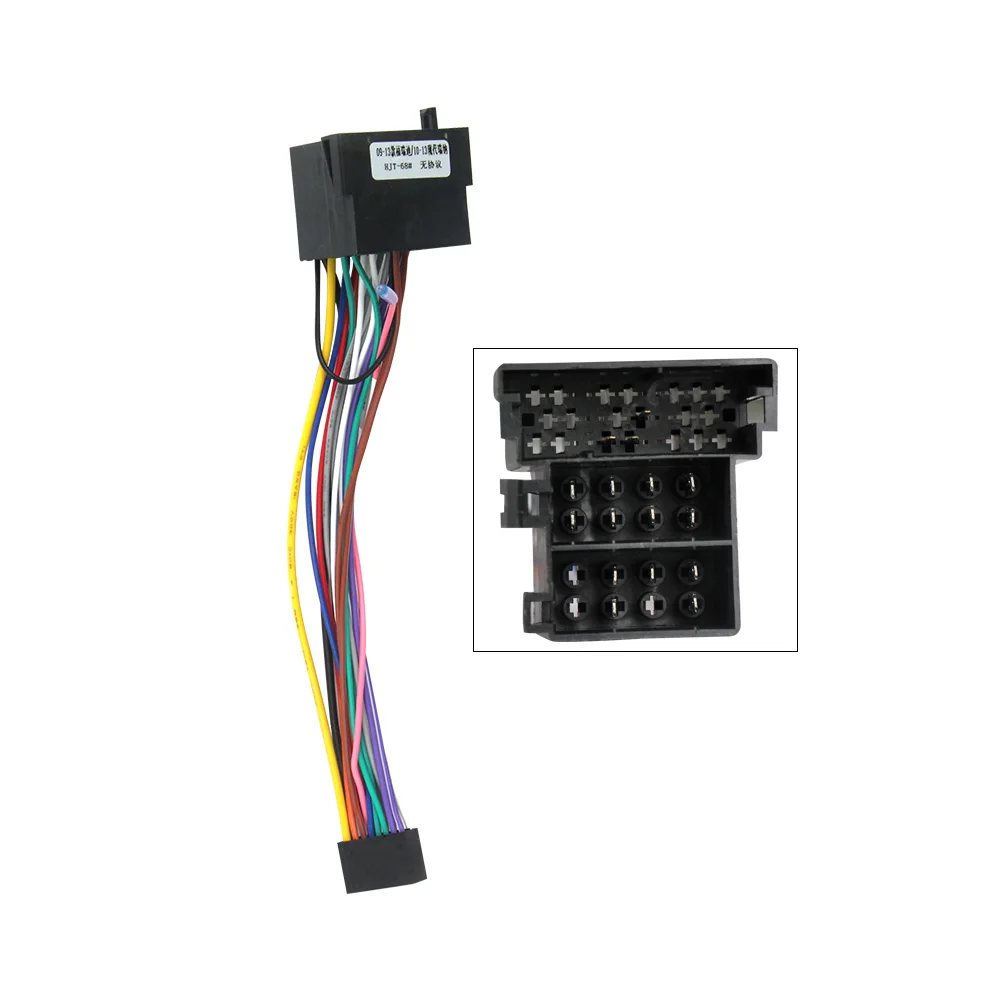 Car Radio Connector Conversion Cable For Hyundai Elantra Celesta Accent Azera Sonata Tucson KIA Carens Picanto Cerato Forte