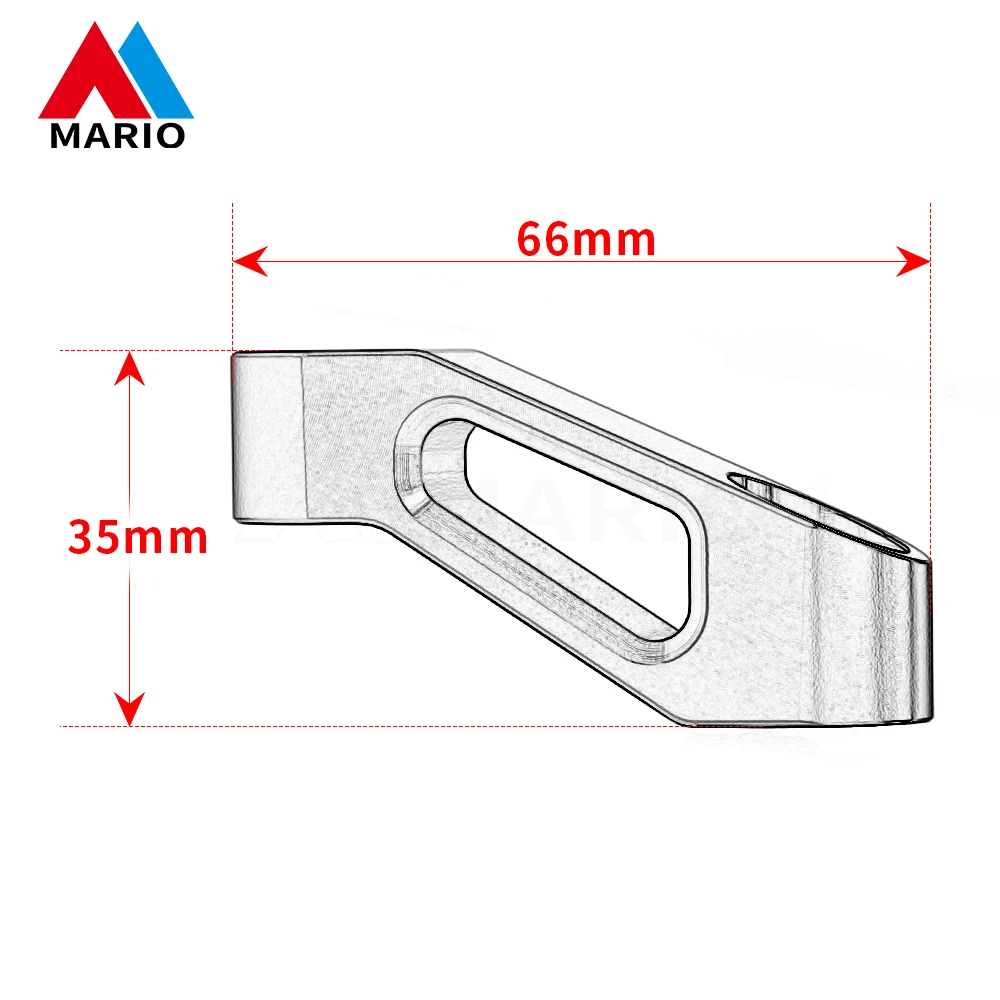 For Tenere700 900 Tmax 530 560 MT 07 09 Motorcycle Retrofit rearview mirror extension seat Mirror Riser Adaptor