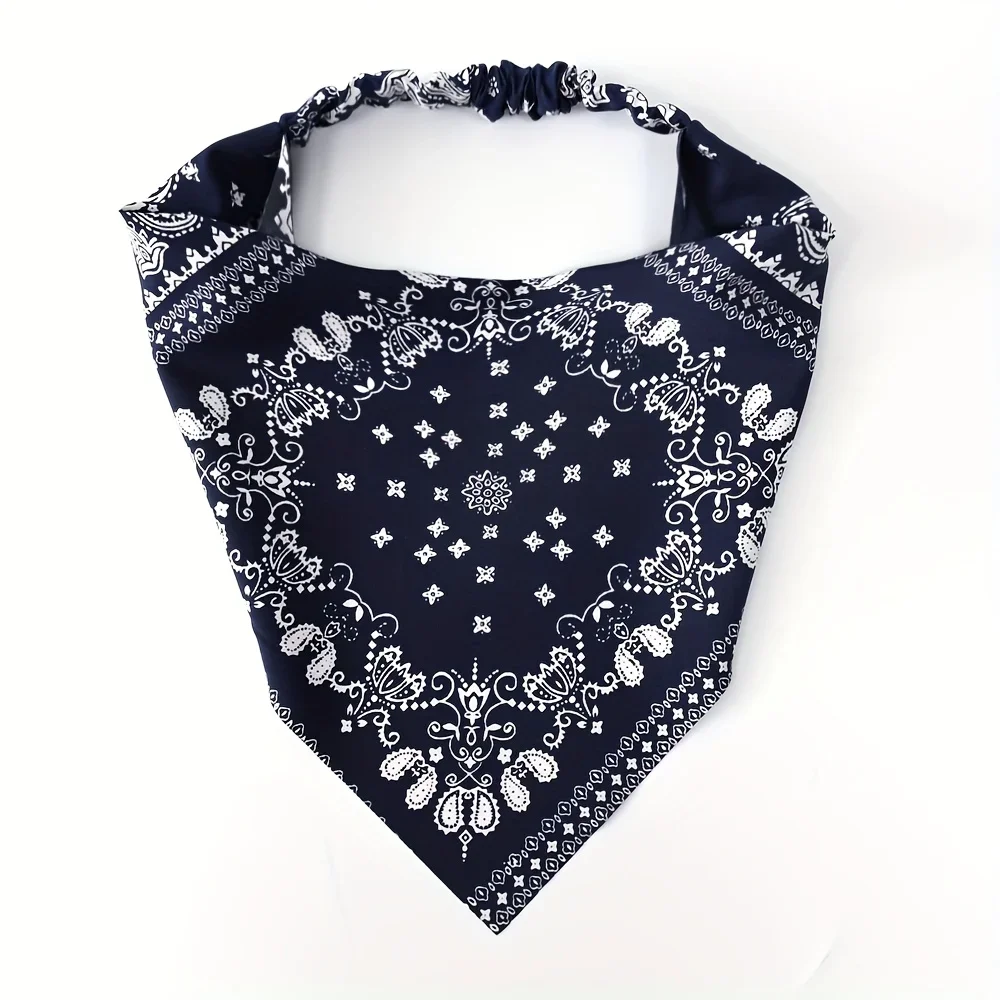 4 قطع من عصابات الرأس المرنة المطبوعة على الطراز البوهيمي - عصابات رأس متعددة الاستخدامات للنساء والرجال، أغطية رأس عصرية