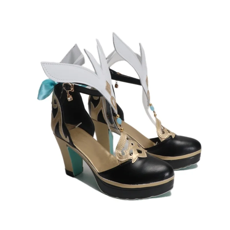 

Anime Game Genshin Impact Escoffier Cosplay Shoes Prop Halloween Party Costume Accessories Custom Made