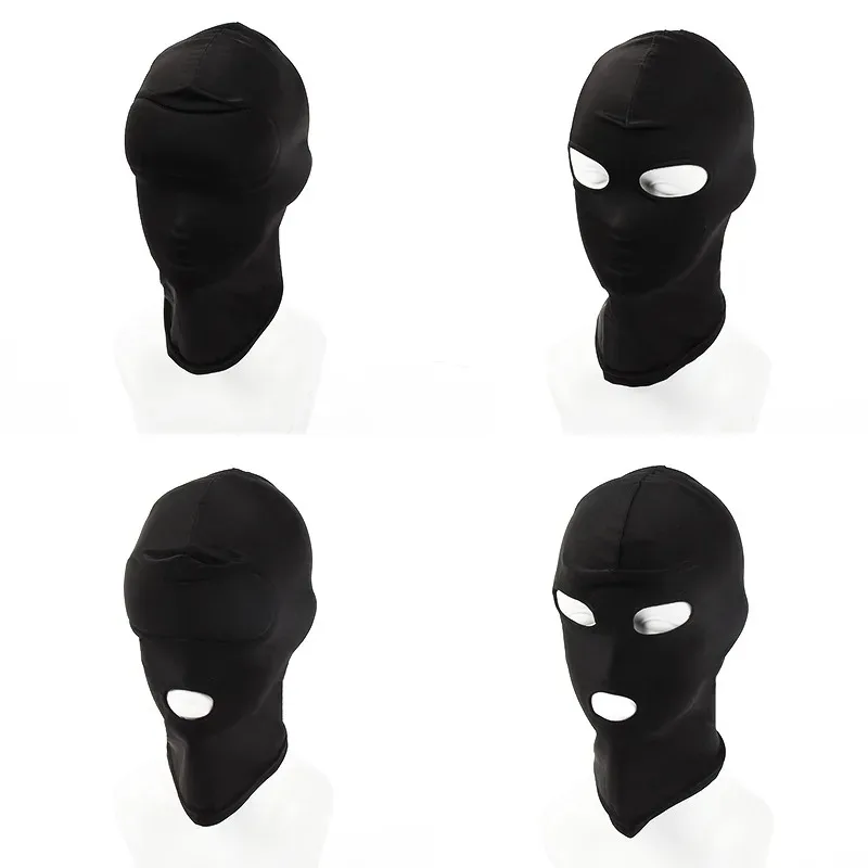 Elasticity Balaclava Cap Unisex Standard Seamless Fetish Hoods for Halloween Cosplay Party Hat Tactical Face Mask Games