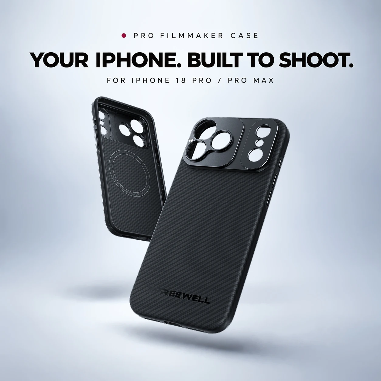 Freewell Filmmaker Mega Kit, mit 17-mm-Handyhülle und 1,33-fachem Gold-Anamorph-Objektiv, für iPhone 18/17/16/15 Pro & Pro Max – Detail 7