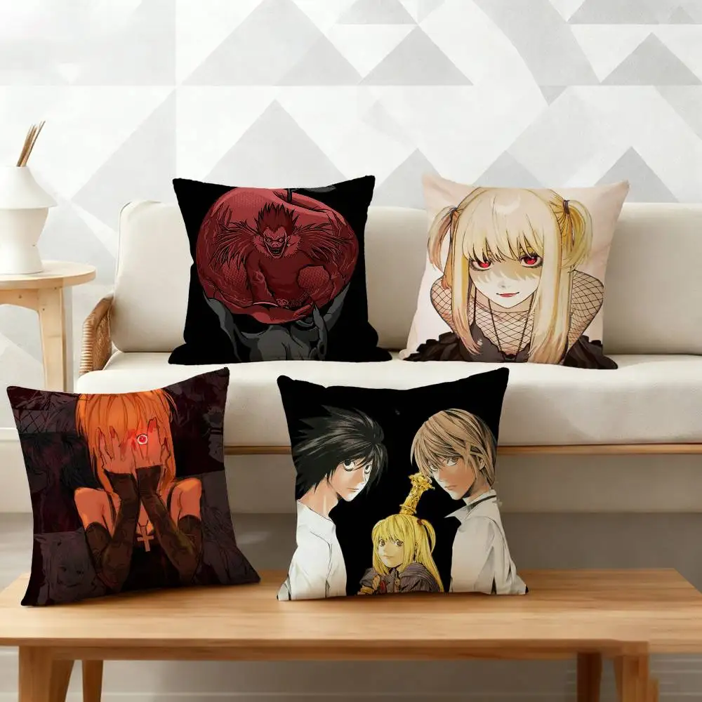

Classic Anime D-Death Note Pillow Case for Sofa Living Room Home office Decor Protective Cover
