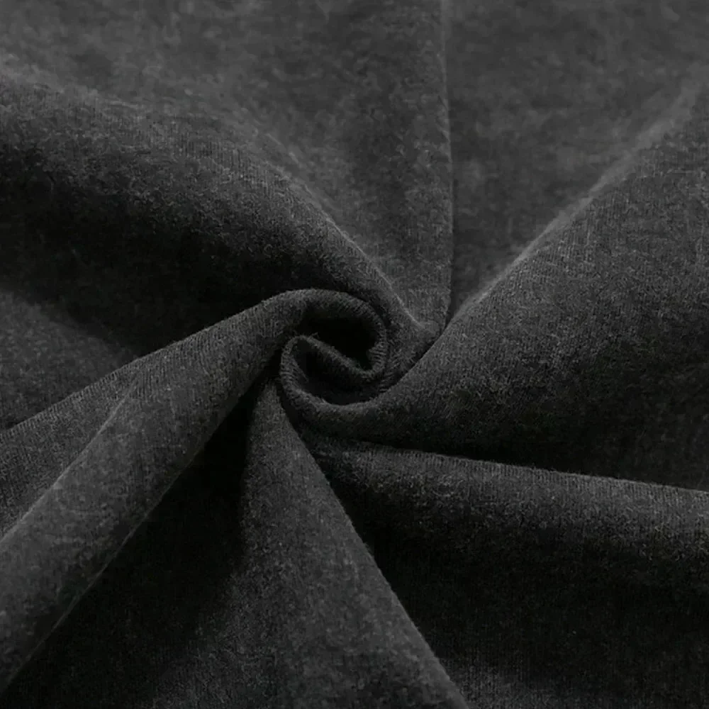 2025 الصيف غسلها ريترو مايكل جاكسون الإثارة الجرافيك تي شيرت الرجال الموضة الرجعية القطن الخالص القوطية روك سوبر تي شيرت