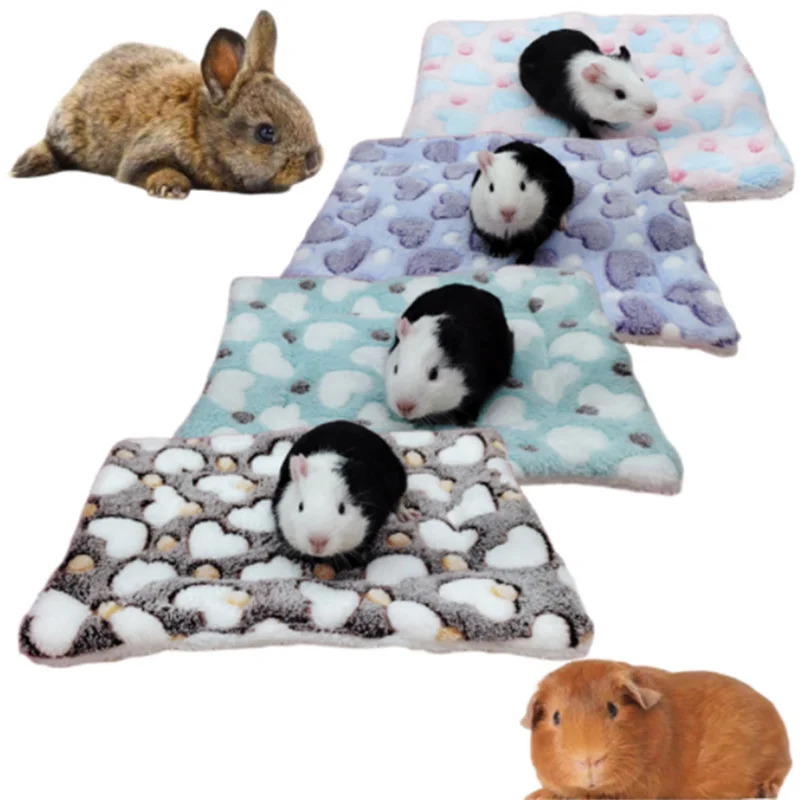 Small Animal Guinea Pig Hamster Bed House Winter Warm Squirrel Hedgehog rabbit Chinchilla Bed mat House Nest Hamster Accessories