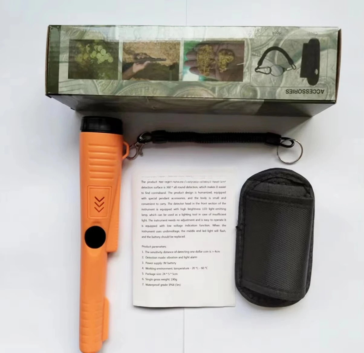 Low Price Metal Detector High Sensitivity Treasure Hunter Underwater Gold Pinpointer Metal Detector