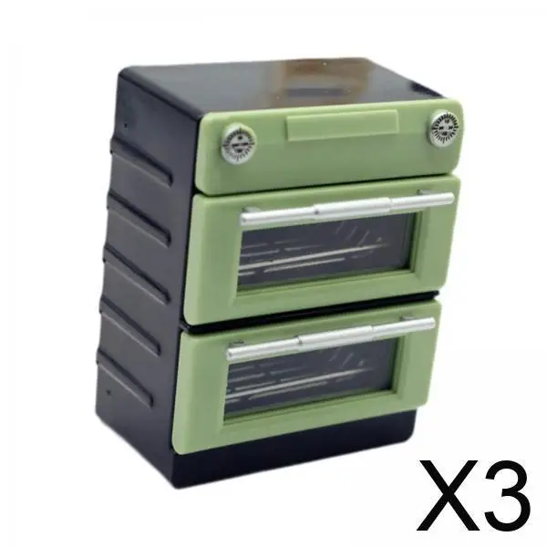 

Miniature Dollhouse Oven Acrylic Kitchen Model Life Scene DIY Accessory for 1 6 Furniture Decoration