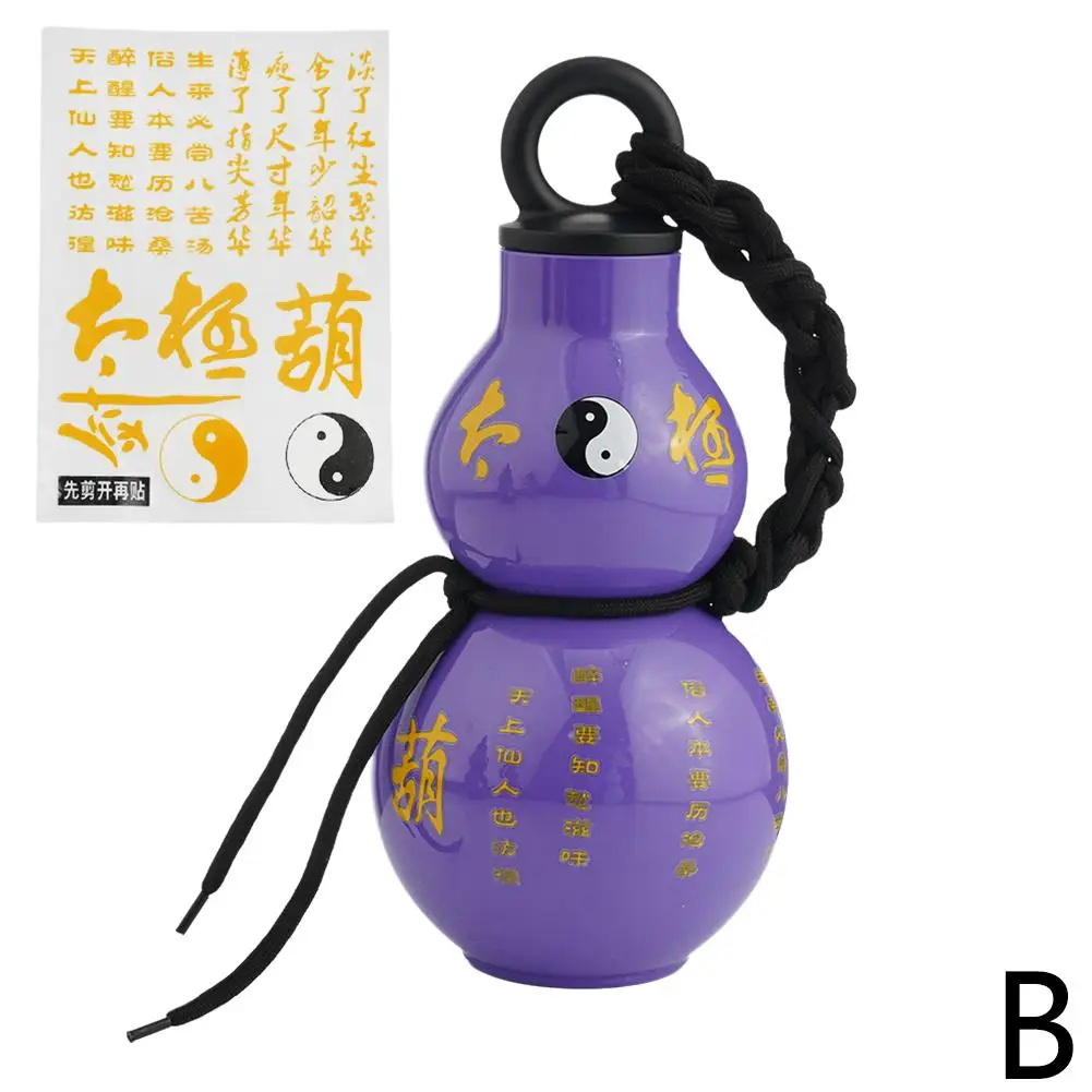 Botellas de agua deportivas de 800ml, plástico de Color degradado, gran capacidad, para ciclismo, valor portátil, vasos de calabaza de agua para senderismo S9D8