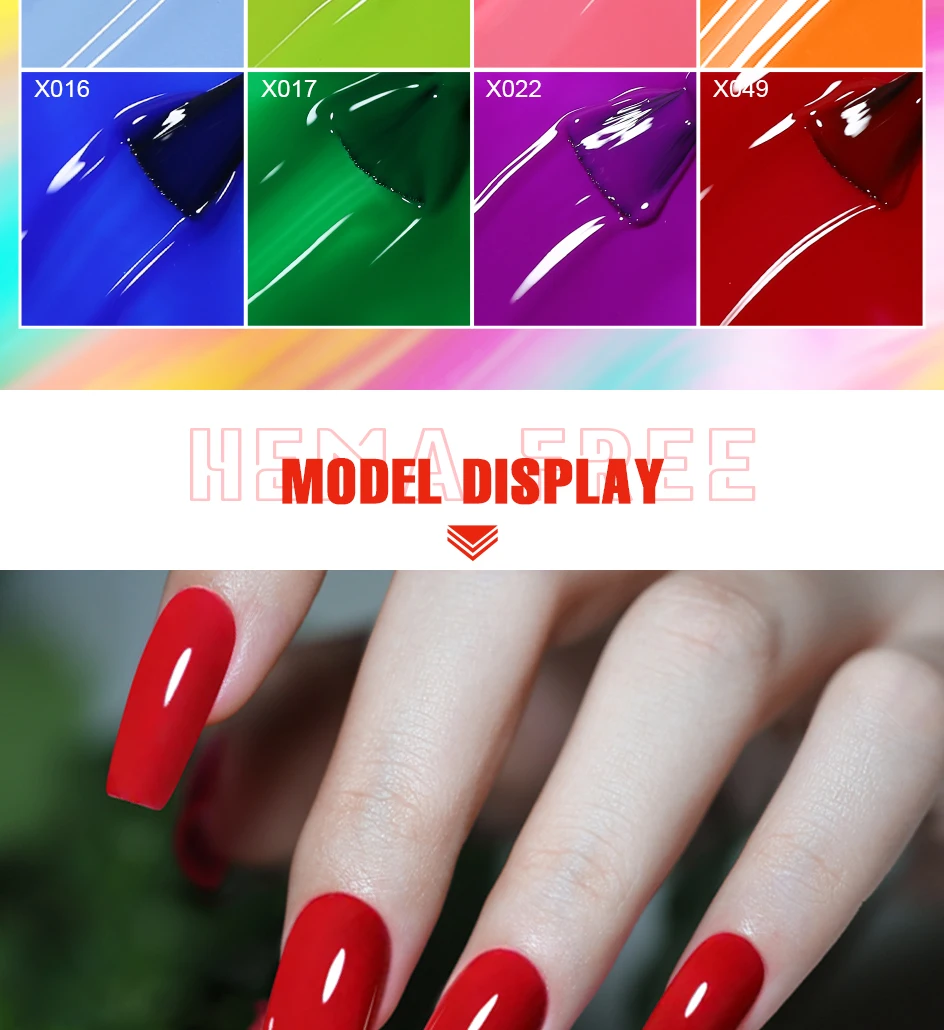 Arte Clavo 8ml HEMA TPO-freier Gel-Nagellack Volle Deckkraft Semi-Permanent Abziehbarer UV-LED-Farbgel-Lack Großhandel für Salons – Detail 6