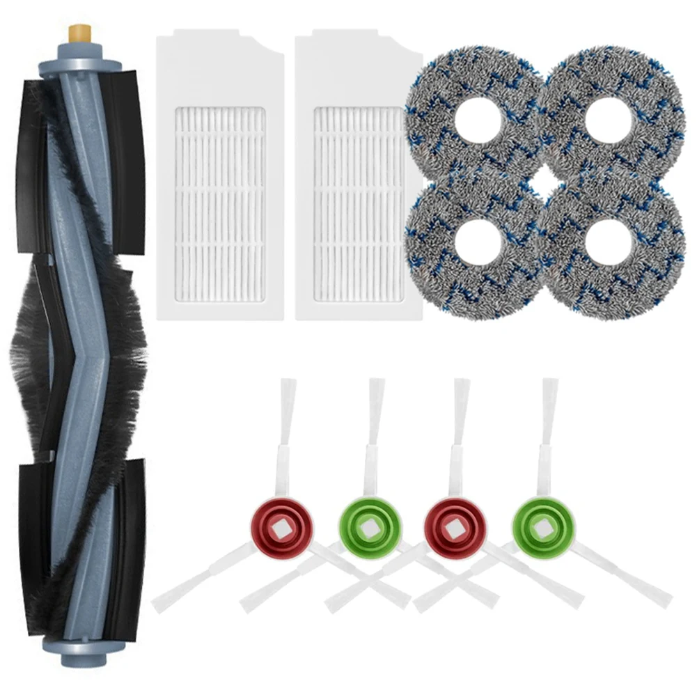 Accessoires de rechange pour aspirateur robot Ecovacs Deebot T10/T10, pièces turbo, filtre Hepa, brosse latérale principale, tampon de vadrouille