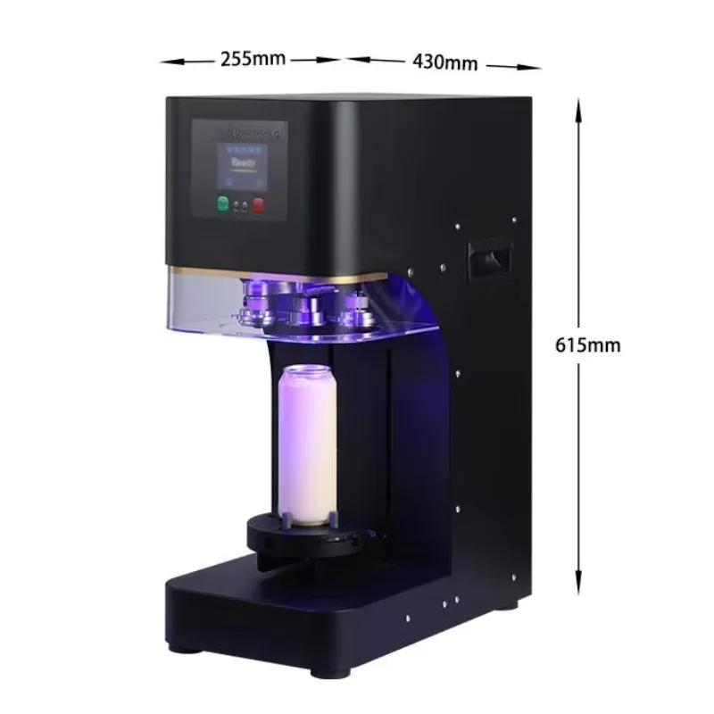 Full Automatic Beverage Can Sealing Machine for Paper Packaging 40 Pcs/Min Cold Sealing Commercial Use