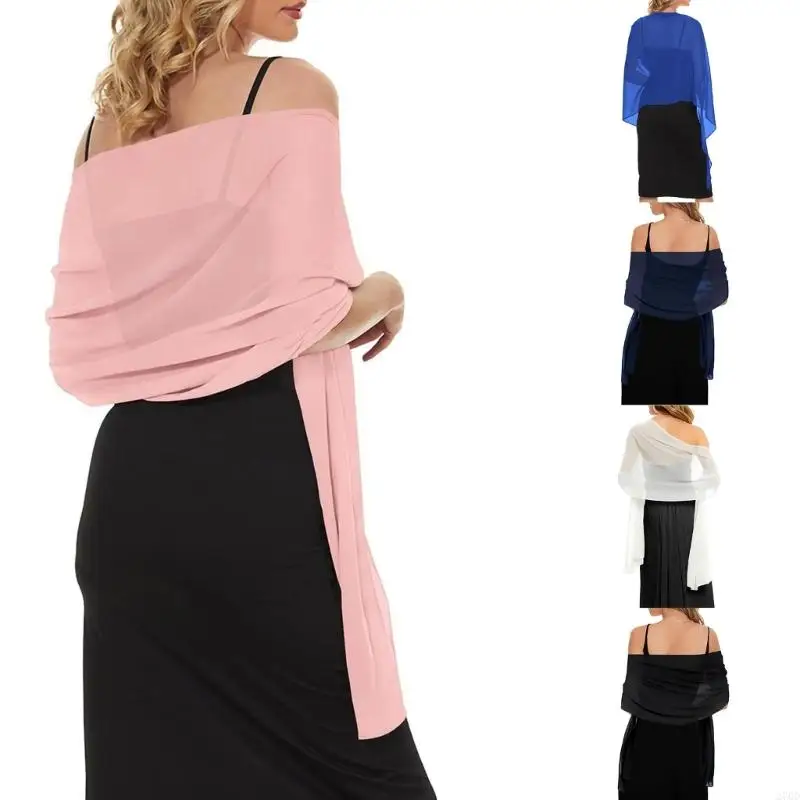 

270D Summer Ready Convertible Shawl Scarf Soft Polyester Outdoor Fashion Accessory