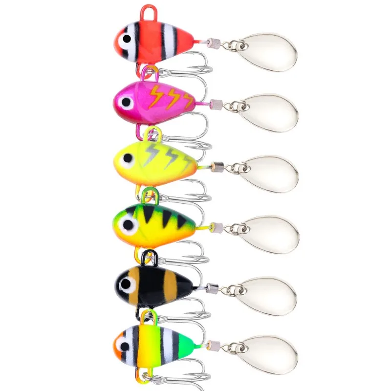

EASYFISH 1pcs 10g/16g Spinner Tail Spinner VIB Metal Swimbait Fishing Bait Spinnerbait Artificial Fishing Bait Carp Fishing Gear