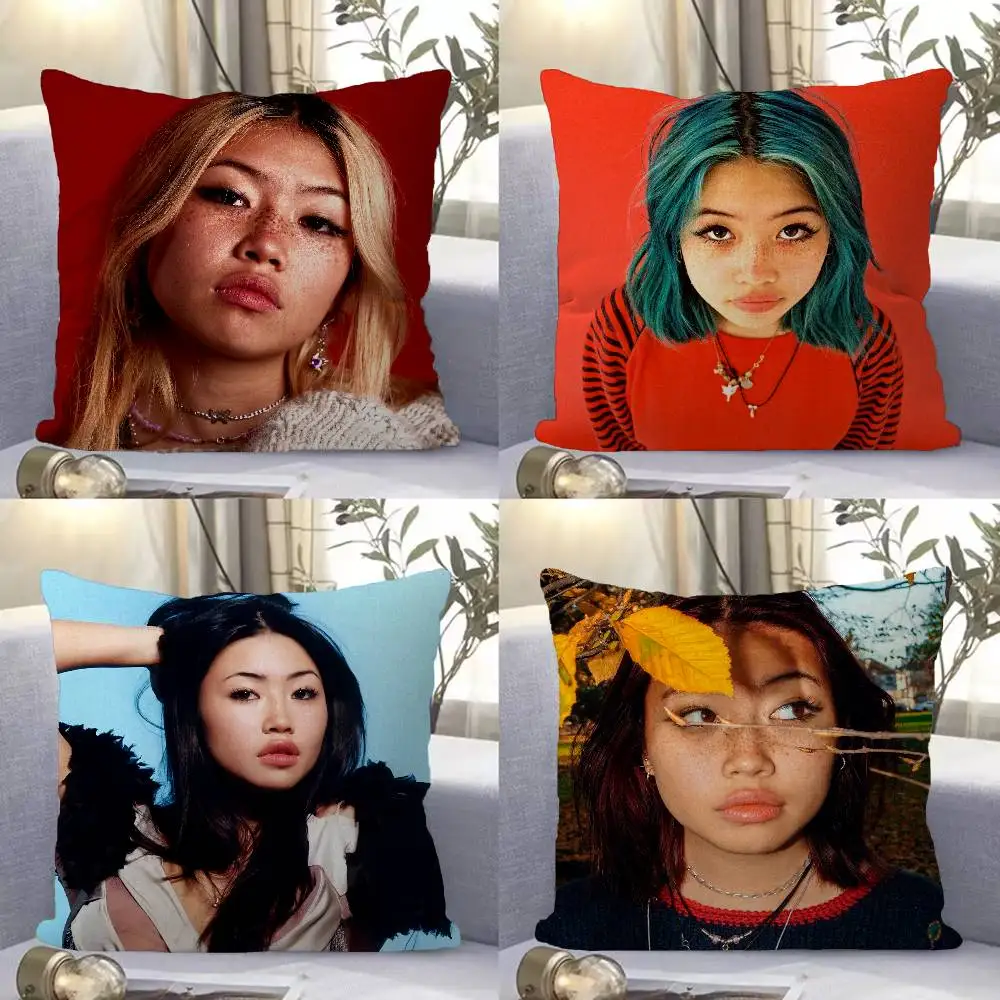 Singer Beabadoobee Cushion Cover Pillowcase Upholstery Sofa Throw Pillow Home Decor Pillowcas