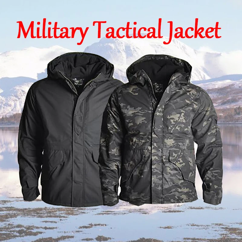 Men's Jacket Military Tactical Spring Autumn Multi-pocket Wear-resistant Windbreaker Coat Male Jacket Army Hunting Clothes