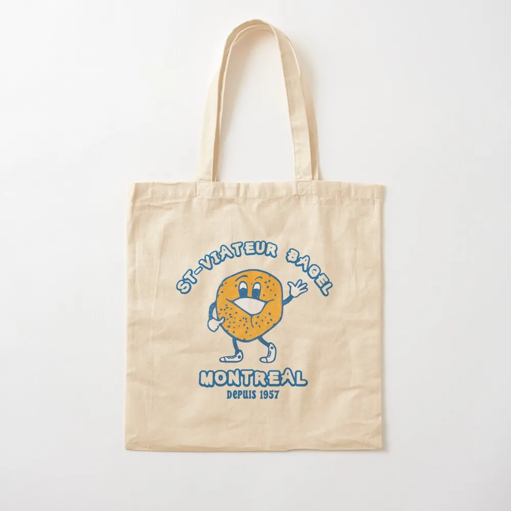 

Bagels are booming st-viateur bagel montreal Depuis 1957 Gifts Tote Bag Women's shopper custom canvas bag Canvas Tote Bag